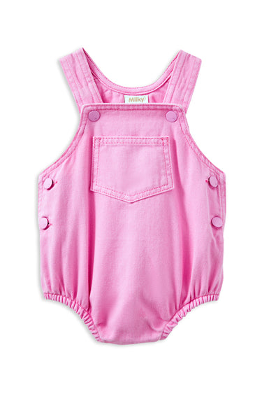 Milky - Pink Twill Playsuit